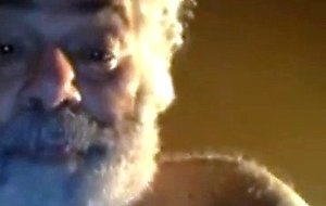 Hairy horny NY daddy bear jerks off on webcam