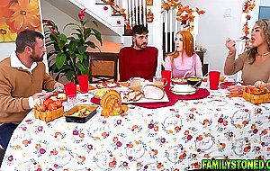 Horny stepsisters takes lucky guy over the couch to fuck him