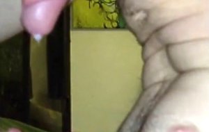 Autofellatio to an unexpected double orgasm!