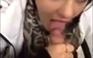 Elevator Blowjob