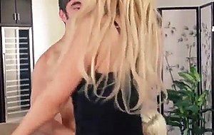 Busty pornstar cfnm babes share a cock