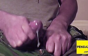 Military Spray Milk huge loads