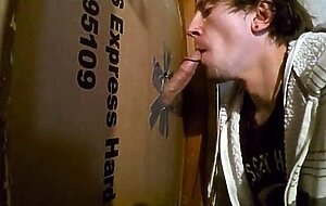 Twink takes the cum in his mouth at homemade GH swallows