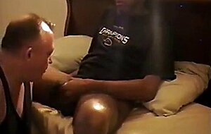 Mr.18 Inches gets his big dick sucked by a white daddy part1