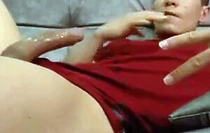 Amazing huge cock cumshot