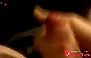 Chubby uncut guy jerking off