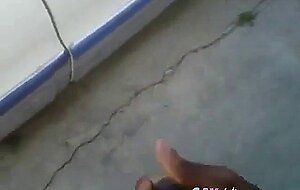 Big Black Dick cumming in Public