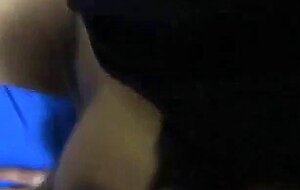 Camera shy girl sucking and fucking her mans cock