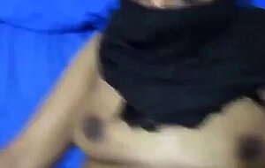 Camera shy girl sucking and fucking her mans cock