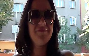 Czech amateurs busty brunette hungry for a cock