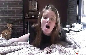 Blonde webcam masturbation