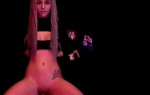 3D POV Fucking a Busty Blonde Teaser Deepthroat Facefuck Gagging