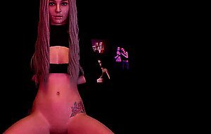 3D POV Fucking a Busty Blonde Teaser Deepthroat Facefuck Gagging
