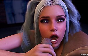 3D Porn cute busty babe POV Handjob teaser Anime Hentai