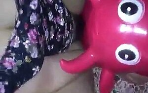 Amateur Asian MILF and Her Toy