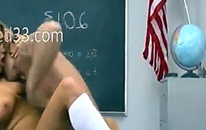 Horny schoolmate wit big tits fucks intense