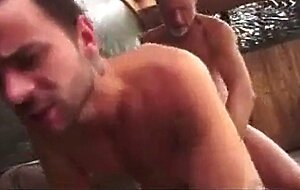 Big dick hairy dad fucks young