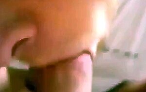 Blowing and stroking his friend and he cums in mouth