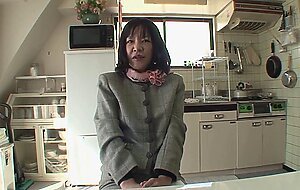 New asian porn, japanese housewife creampied by her ne