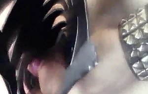 Filthy amateur transsexual cumming on shoe