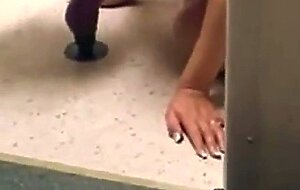 Girl Makes Love To Anal Dildo