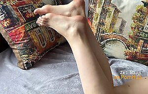 Zetration, viser mine fodder, fodfetish, fodjob med pedicure, fodjob med pedicure