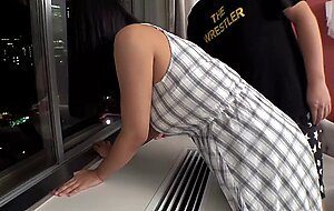 300maan-450 night pool x big tits x super close up! 19-year-old female college student's natural h
