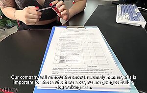 Sweetherry, neighbor fucks for my signature on her form