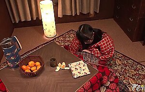 Pure japanese adult video, sweet japanese teen with glasses plays with her hairy cunt on the floor