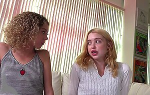 Mano job, allie addison & chloe cherry in the good little jerkoff helper