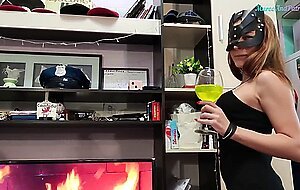 Babbylittle, man roughly fucks submissive beauty after passionate deep sucking and cum in mouth