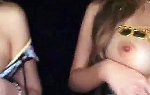 Three busty japanese babes fucked in a resort