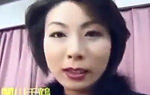 Bukkake for mature japanese slut