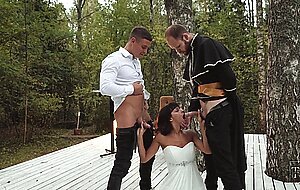 Pimpal bill, fucking wedding! part 5. the bride's last threesome