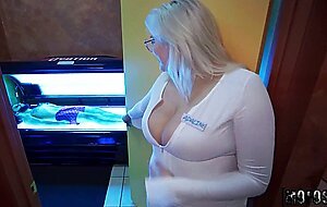 Adeline star, tanning salon titties