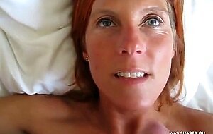 Redhead MILF Facial