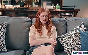 Redheads nipples pulled by dominant milf