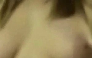 Amateur big tit brunette fucked