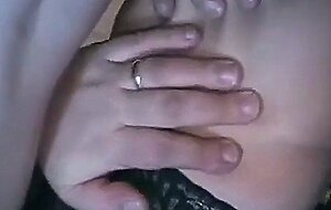 Cuckold Position, Hubby Eats Girl Getting Anally Fucked by Bull