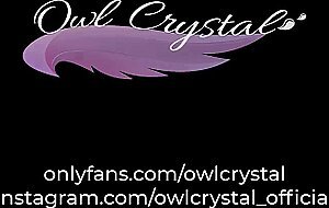 Owl crystal, stepsister interfered with jerking off