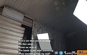 Lovemealots, backstage from the set of halloween porno stories. with english subtitles. bts. behind