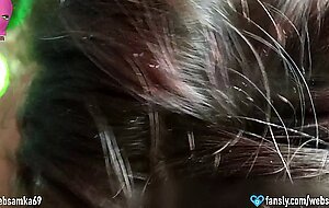 Cumforsofia, a beautiful neighbor came to borrow money, but got a huge dick and cum in her mouth