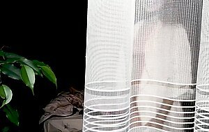Dream hot, passionate and gentle sex with a beauty at the window in front of the neighbors