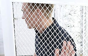 Threesome ffm fuck with sexy teens ends with a double facial