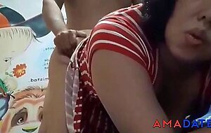 Big-Titted Latina Screams for Cock