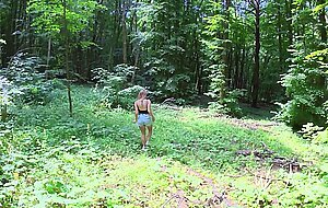 Wearebarnnie, quick fuck in the woods ended up w cumshot into mouth, extremely tight pussy made him