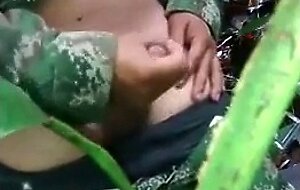 Soldier Beats Off Outdoors - Amateur Latin Military Handjob