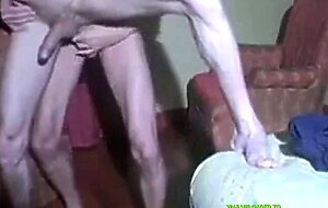 Deep Bareback Fuck with Two Older Men