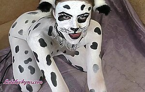 Laloka4you, beautiful girl in dalmatian costume play