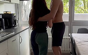 Amateurtwo, roommate fucks me intense in the kitchen again!
